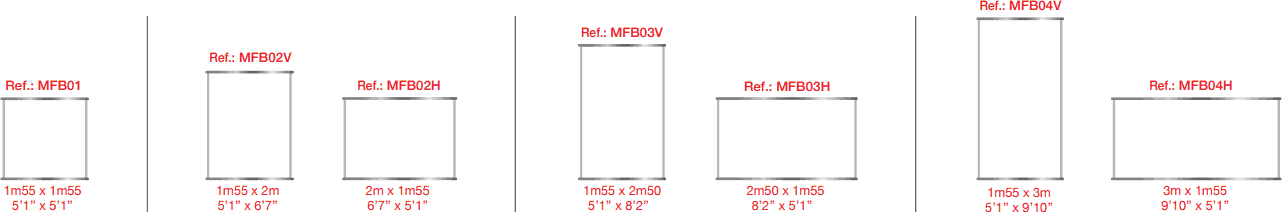 Cloisons Microsorber simple