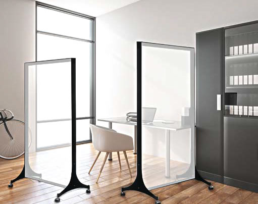 Cloisons acoustiques sur roulettes