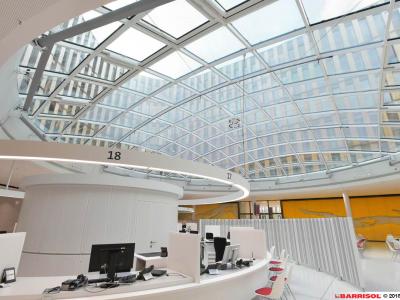 Barrisol Microsorber Neubau Verwaltungszentrum Deutschland