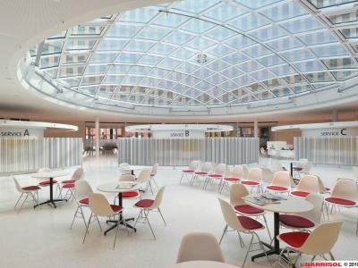 Barrisol Microsorber Neubau Verwaltungszentrum Deutschland