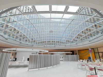 Barrisol Microsorber Neubau Verwaltungszentrum Deutschland