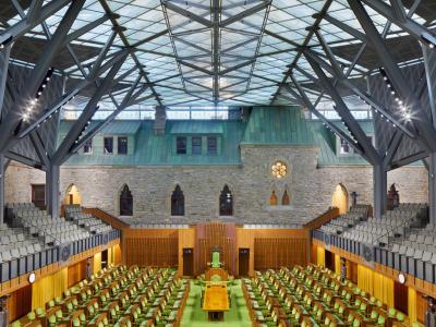 Parlement Canadien d’Ottawa - solution acoustique Microsorber