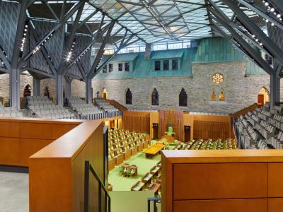 Parlement Canadien d’Ottawa - solution acoustique Microsorber