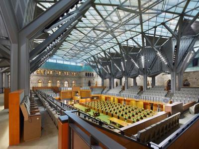 Parlement Canadien d’Ottawa - solution acoustique Microsorber