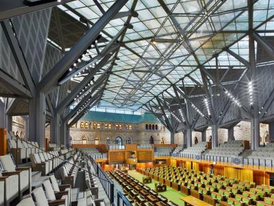 Parlement Canadien d’Ottawa - solution acoustique Microsorber